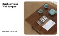Foldable Square Table Space Saving Portable Laptop Desk No Assembly Required