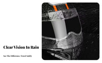 Helmet Visor Rain Film Rainproof Motorcycle Helmet Waterproof Film Anti-Rain Visor Sticker Clear Vision Vehicle Accessory