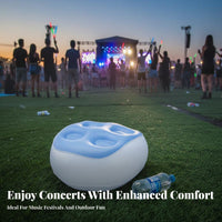 Height Elevate Ing Portable Heightening Pad Lightweight Concert Seat Cushion Easy Inflation for Sports Fans, Concerts, Stadiums