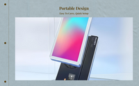 Dimmable RGB LED panel for streaming
