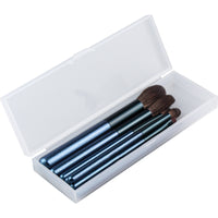 Portable Dustproof Makeup Brush Holder with Lid for Travel and Desktop Organization