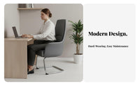 Sled Base Guest Chair Ergonomic Design Conference Seat Easy to Clean sturdy Duty for Students
