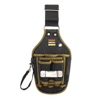 Quick-Release Electrician Tool Pouch Sturdy Tool Pouch with Belt Loop Multi-Pocket Lightweight for Construction Sites