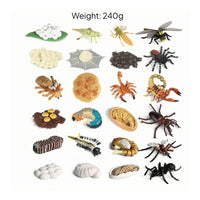 Easy-to-Clean Educational Toy Hand-Painted Animal Figurine Realistic Animal Miniature Plastic for Children, Toddlers, Collectors, Classroom, School Projects, Shelf Display