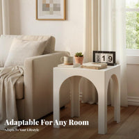 Arched End Table Arch Design Arched Nightstand Vintage Inspired for Living Room