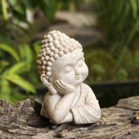 Sleeping Buddha Statue Handmade Look House Decoration Serene Appearance