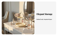 Tiered Vanity Rack Sturdy Multitiered Vanity Shelf Rustresistant for Dressing Table