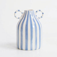 Hand-painted White Porcelain Vase, European Style