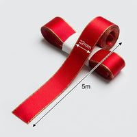 22 mm x 5 m Satin Ribbon Decorative Easter Gift Wrapping Ribbon Elegant for Cake Decoration, Flower Arrangement, Wedding, Party Decor, DIY Crafts, Birthday, Christmas