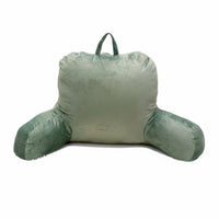 Bed Rest Pillow with Arms Ergonomic Design Sit up Pillow with Armrests Soft Material Support Backrest Cushion for Students, Floor Sitting