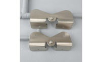 Aluminum Downspout Hinge Rust Resistant Home Drainage Hardware Two-leafLeaf