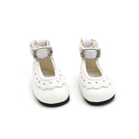 BJD Doll High Heels for 1/6 Scale & 20cm Cotton Dolls, Princess Shoes with Elastic Buckle