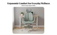 Reclining Chair with Footrest Ergonomic Design Computer Seat Adjustable Headrest rotate Base for Bedroom, Work from Home, Gaming