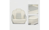 Pilot's Bucket Seat High-Back Helmsman Seat Extended-Use Comfort for Captains, Anglers, Yachts