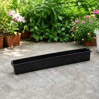 60cm Chicken Feeder Trough, Reinforced Poultry Feeder for Laying Hens, Easy Clean Outdoor Chicken Feeders and Drinkers