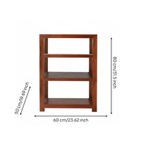 Solid Wood Amplifier Stand Sturdy Wooden Audio Rack Stereo Equipment Cabinet Heavy Duty Oak Construction Suitable for Home Theater Living Room Bookshelf Display