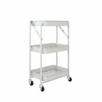 3-Tier Rolling Shelf With Wheels Plant Stand Multi-Purpose for Garden, Gardeners