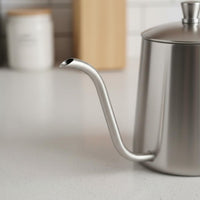 350 Ml Gooseneck Kettle With Lid Stream over Coffee Kettle Stream over Coffee Pot Precise Flow Control Hand Manual Brew Pot