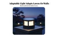 Waterproof Lawn In-Ground Light, Versatile Wall Light, LED Pillar Head Light, Japanese Garden Landscape Lighting