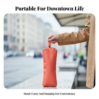 Portable Wet Umbrella Case Hangable Absorbent Rain Gear Pouch Foldable for Travel, Handbag, Backpack