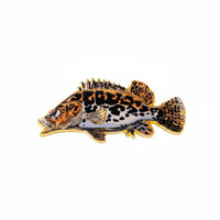 Lifelike Intricacy Realistic Aquatic Creature Brooch Commemorative Gift Aquatic Creature Enamel Pin for Anglers, Fishermen