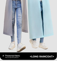 Disposable Rain Poncho EVA Thickened Long Full-Body Raincoat for Outdoor Rafting and Travel