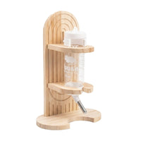 Hamster Water Bottle with Stand Stable Waterer Detachable for Cages, Hamsters