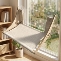 Cat Window Perch and Clear Capsule, Transparent Hammock with Strong Suction Cup Mounting, Hanging Sill Bed for Indoor Kittens and Large Pets