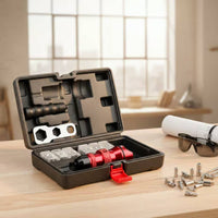 3mm 10-Millimeter Rivet Nut Adapter Easy to Use Nuts Adapter Wear-Resistant Rivet Nut Shaft Set for Mechanics, Workshop