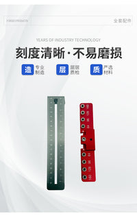 Aluminum Alloy Woodworking Hole Locator for Cabinet Handle Installation