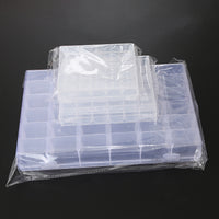 Clear Plastic Bobbin Box Organizer with Multiple Grids for Sewing Machine Bobbins, Direct from Manufacturer