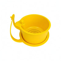 Hanging Sink Drain Basket Quick-Draining Food Waste Collector Portable