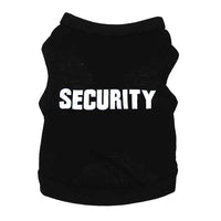 Pet Security Guard Vest for Small Dogs and Cats, Cotton Blend, Pink with Black Trim