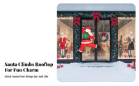Climbing Santa Red Suit Christmas Figure