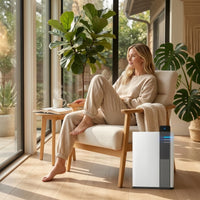 Mini Humidity Absorber Portable Compact Humidity Absorber Freestanding Appliance for Renters, Students, Bedroom, Dorm Room, Wardrobe