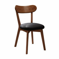 Upholstered Side Chair Ergonomic Backrest Upholstered H-Back Stool for Families