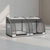 Car Pet Cage Foldable Pet Crate Fold Flat Travel Carrier for Dog Owners
