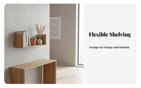 levitating Shelf Nordic Design on partition Decoration adaptable for Bathroom, Parents