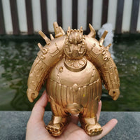 现货士兵雕塑树脂工艺品仿铜侍卫蒙古武士古代人物居家沙发摆件