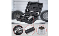 Manual Spare Tire Tool Kit with Carrying Case High-Strength Tire Lug Nut Wrench Heat Treated Wheel Lug Wrench Forged for Roadside Emergency
