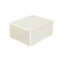 Shoe Storage Box with Clear Front Dustproof Organizer Hard for Closet, Bedroom