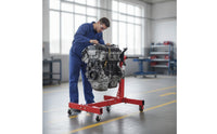 Rotating Engine Stand Stable Engine Stand with Wheels Rust Resistant for DIYers