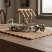 Stainless Steel Boot Spurs Decorative Design Stainless Steel Spur Rust Resistant