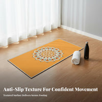 Non-Slip Exercise Mat Noise Reducing Shock Absorbing Jump Rope Mat Soundproof Shock Absorbing Workout Pad for Home Use, Apartment