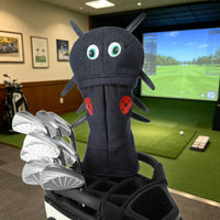 Cartoon Driver Headcover Structured Ladybug Headcover Cute Golf Club Head Cover for Golfers