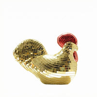 Mirrored Cockerel Decor Tiled Mosaic Cockerel Foam Base