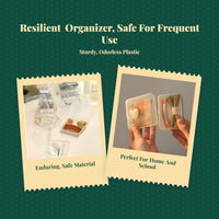 Clear plastic box with lid