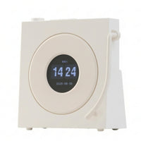 Mini Speaker with Screen Wireless Speaker with Clock Compact Device Portable for Students, Nightstand
