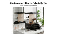 Rotating Multi-Tier Cosmetic Organizer Large Capacity Makeup Organizer
