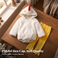 Adorable Chicken Romper with Pants